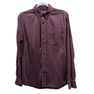 Faherty Men's Button-Down Shirt in Plum